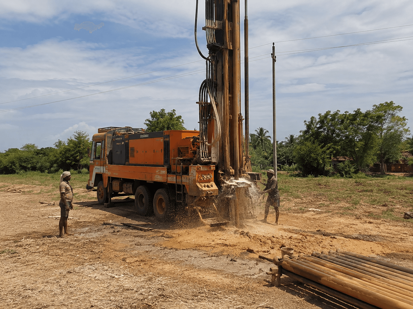 Borewell rig