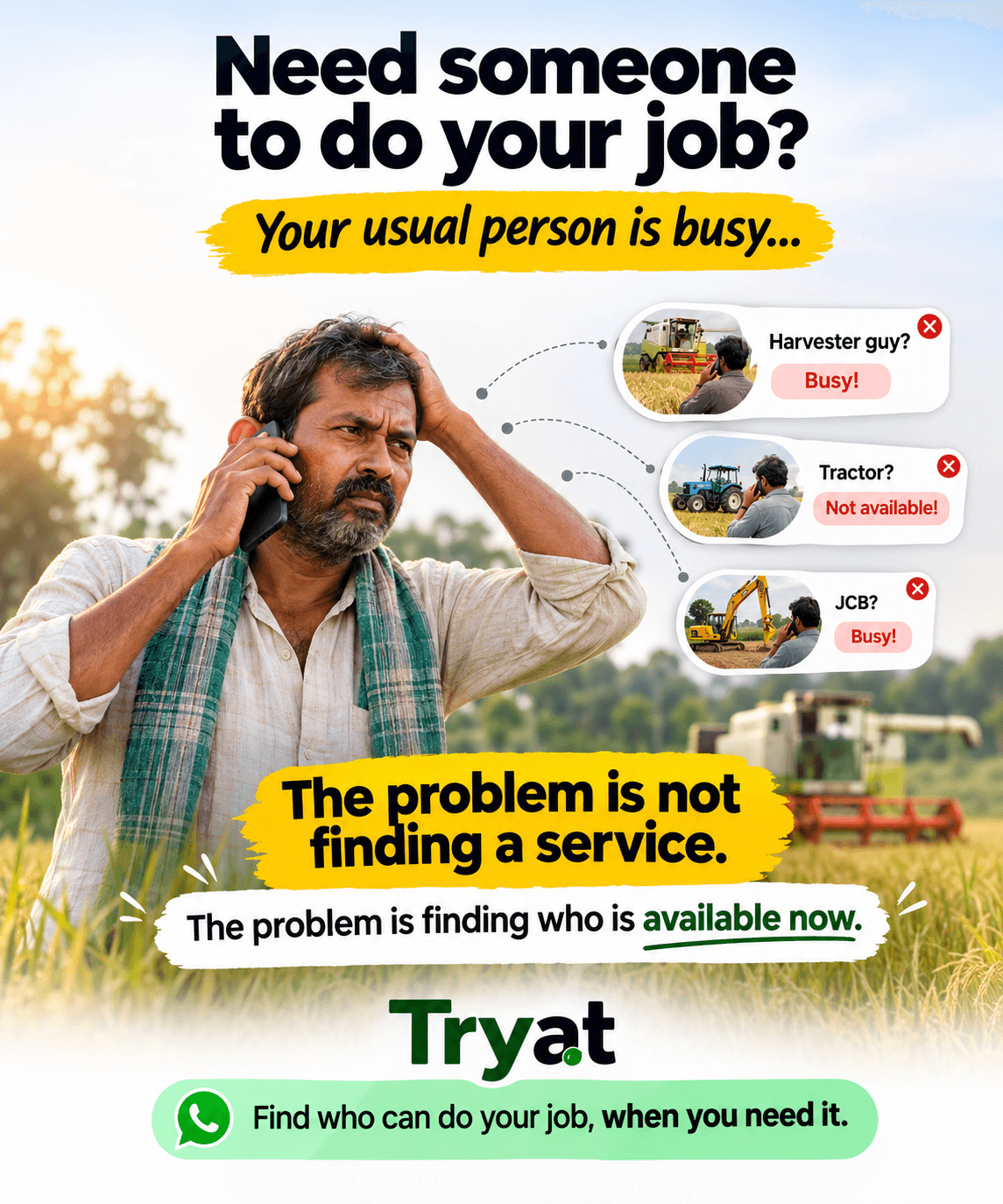 Who can do my job now — find available local services on Tryat